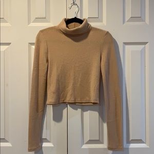 Crop Turtleneck Sweater